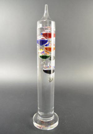 Galileo Thermometer 28 cm, Multicolour