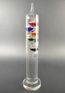 Galileo Thermometer 34 cm, Multicolour