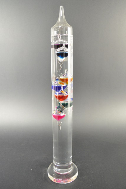 Galilei Thermometer 42 cm, Bunt