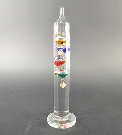 Galilei Thermometer 18 cm, bunt