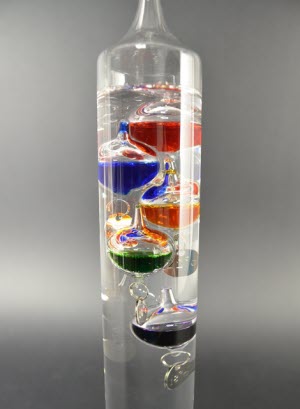 Galileo Thermometer 28 cm, Multicolour