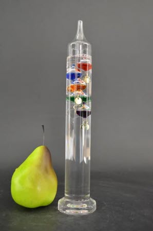 Galileo Thermometer 28 cm - Multicolour