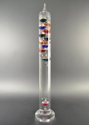 Galileo Thermometer 62 cm, Multicolour